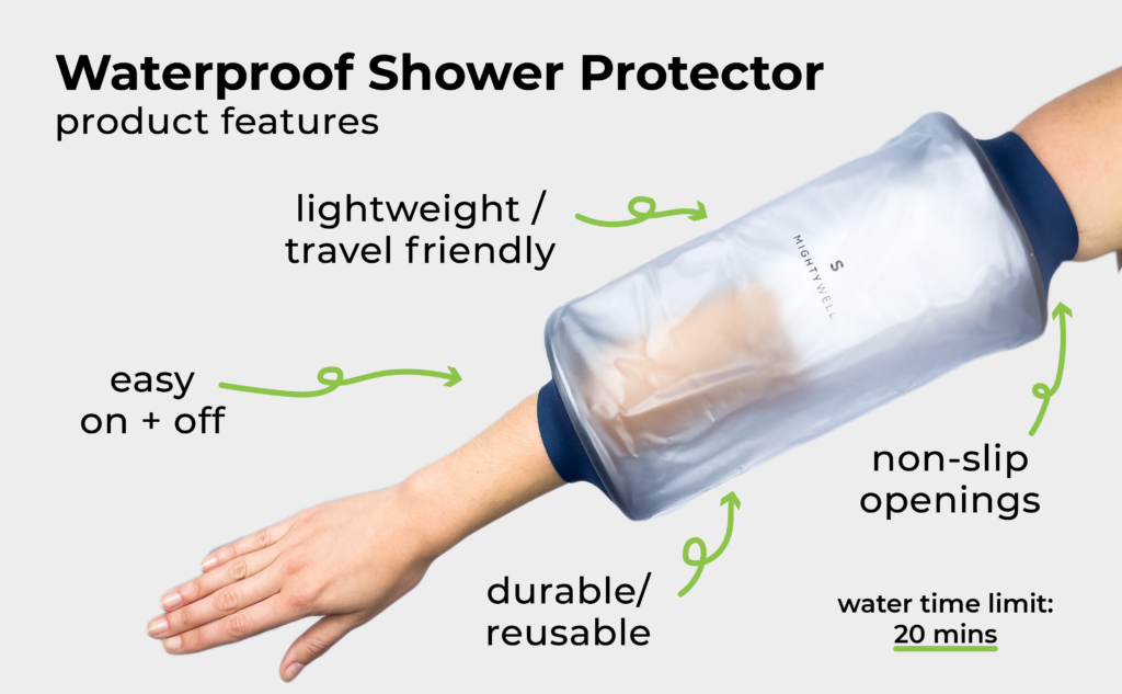 Mighty Well Waterproof PICC Protector