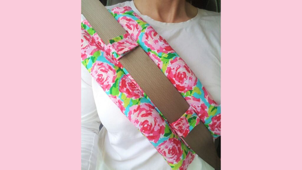 An example of a seatbelt cover to protect your port, a tip for the port life