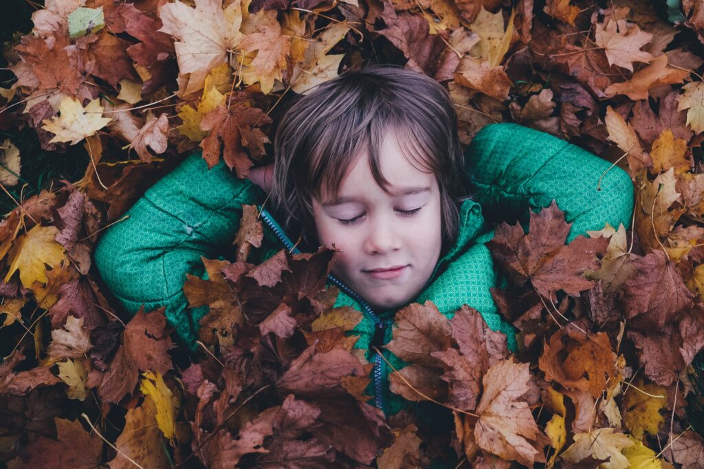 mighty well fall autumn kids