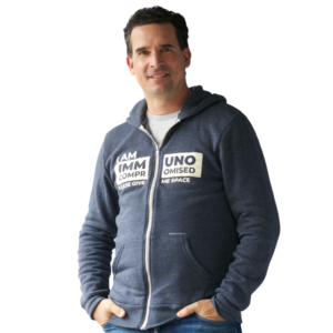 Mighty Well IMMUNO Full Zip Hoodie | Invisible Illness Disability | COVID-19 | Immunocompromised