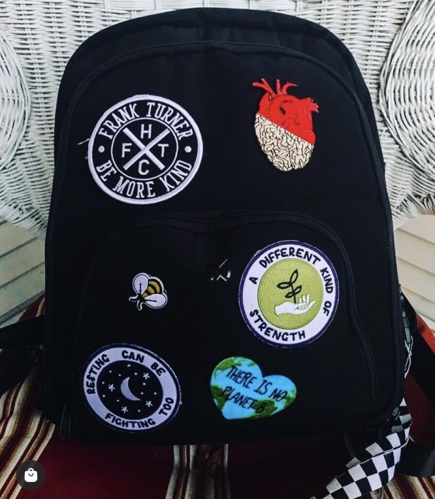 Decorating Your Fluid Motion Backpack - Mighty Well Journal