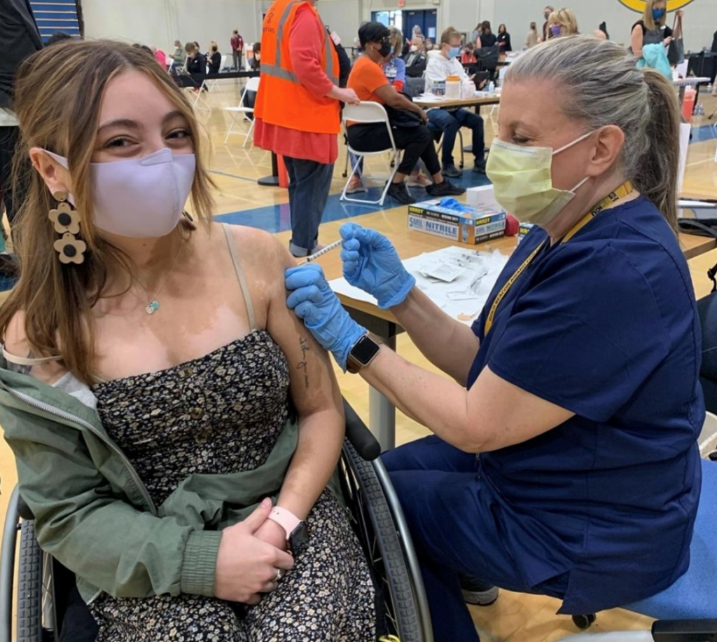 Mighty Well | Mask | COVID-19 vaccine
